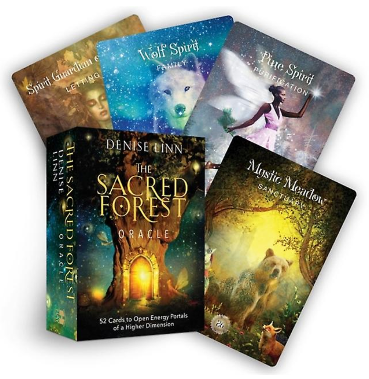 The Sacred Forest Oracle Kort - 52 kort og guidebok - Denise Linn