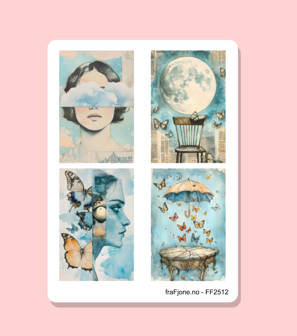 BlueArt Klisterark - 4 klister, matt/glossy - FF2512