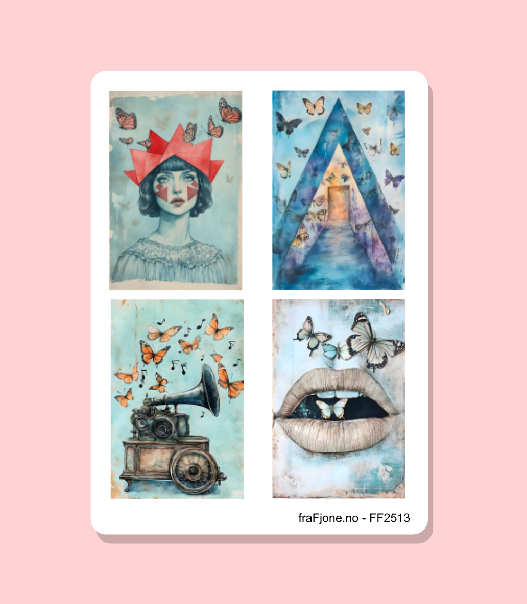 BlueArt Klisterark - 4 klister, matt/glossy - FF2513