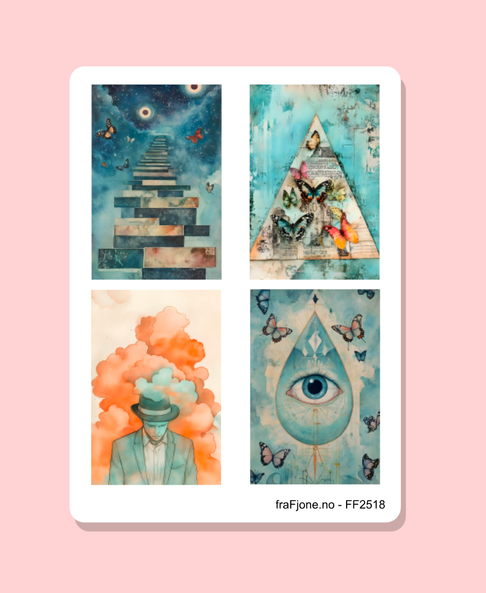 BlueArt Klisterark - 4 klister, matt/glossy - FF2518