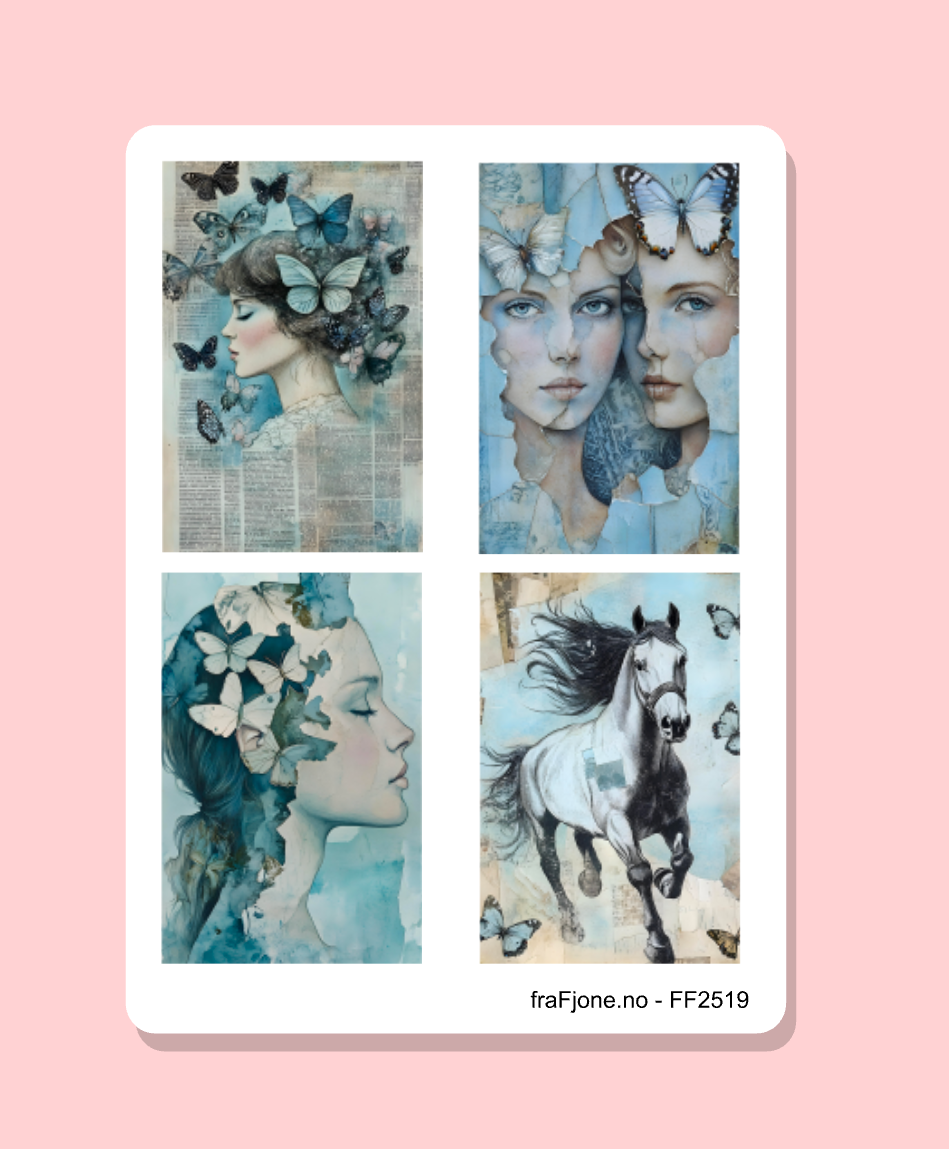 BlueArt Klisterark - 4 klister, matt/glossy - FF2519