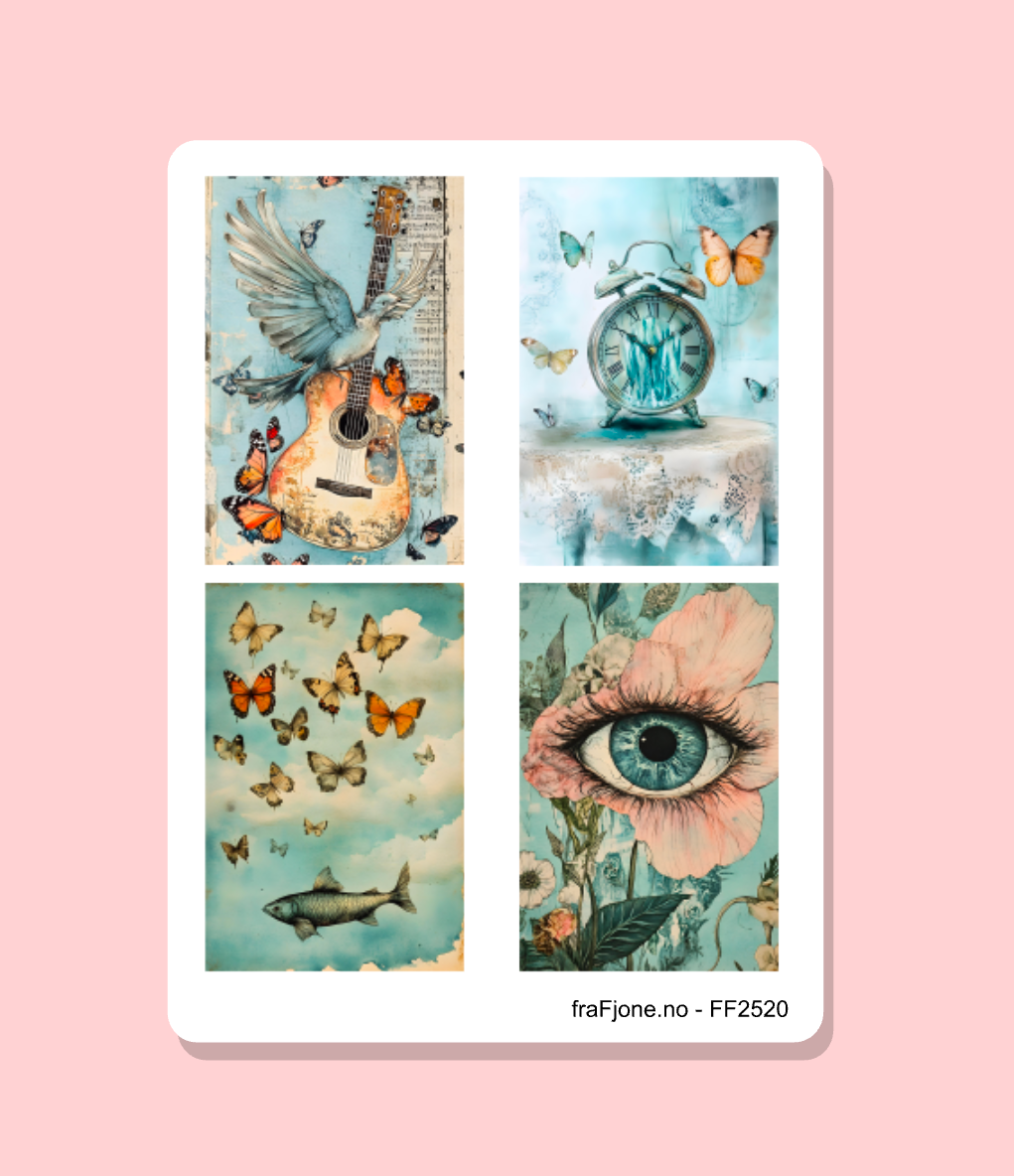 BlueArt Klisterark - 4 klister, matt/glossy - FF2520