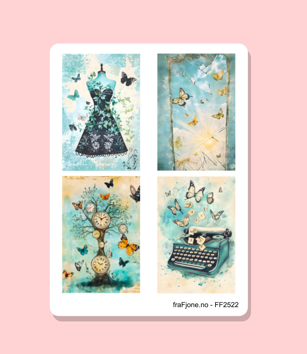 BlueArt Klisterark - 4 klister, matt/glossy - FF2522