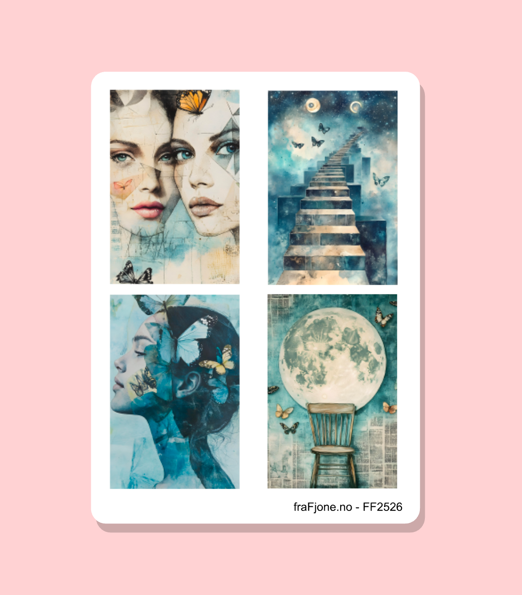 BlueArt Klisterark - 4 klister, matt/glossy - FF2526