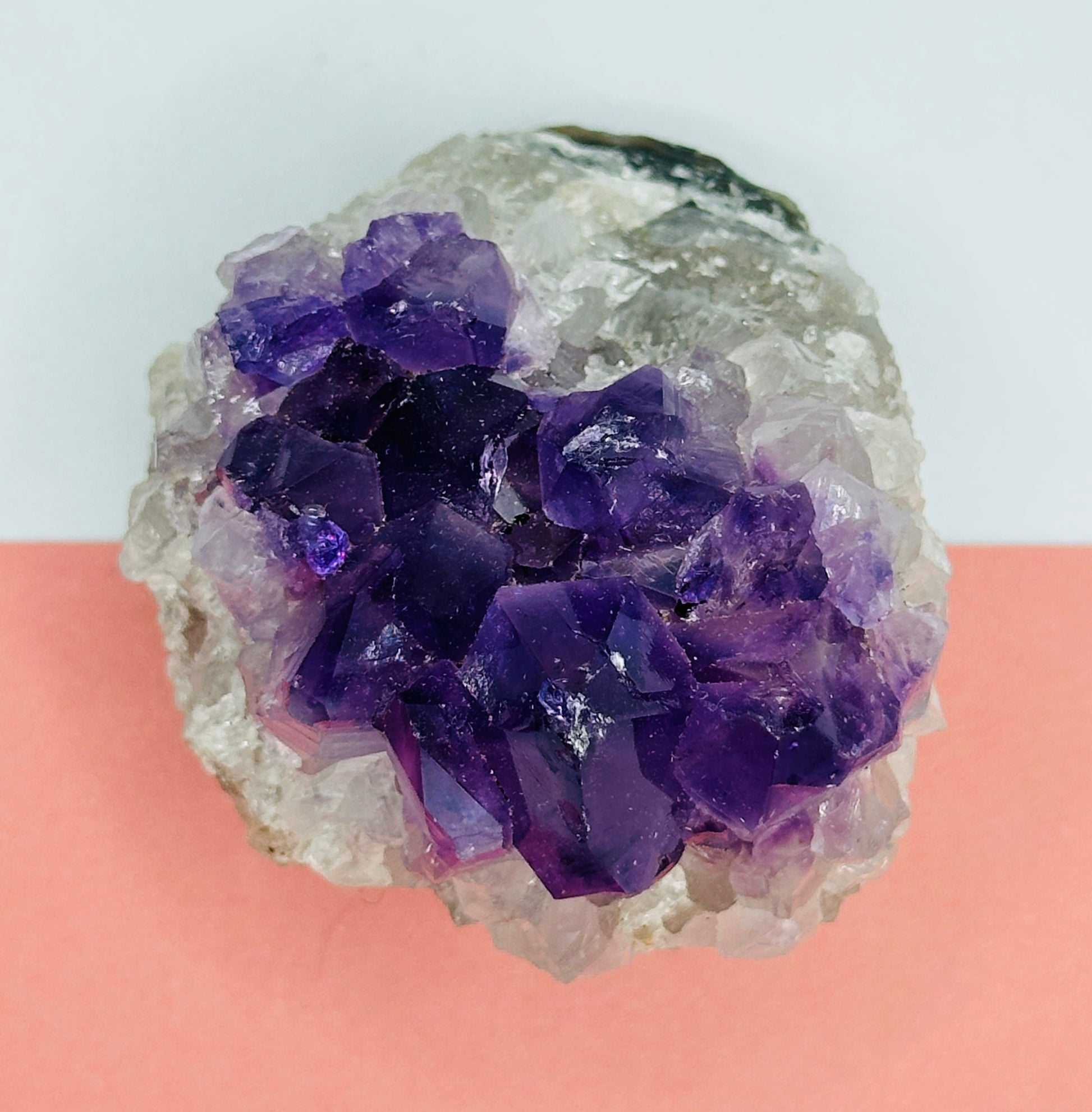 AMETYST KRYSTALLER, Str: 170 gr - 5x5x4 cm