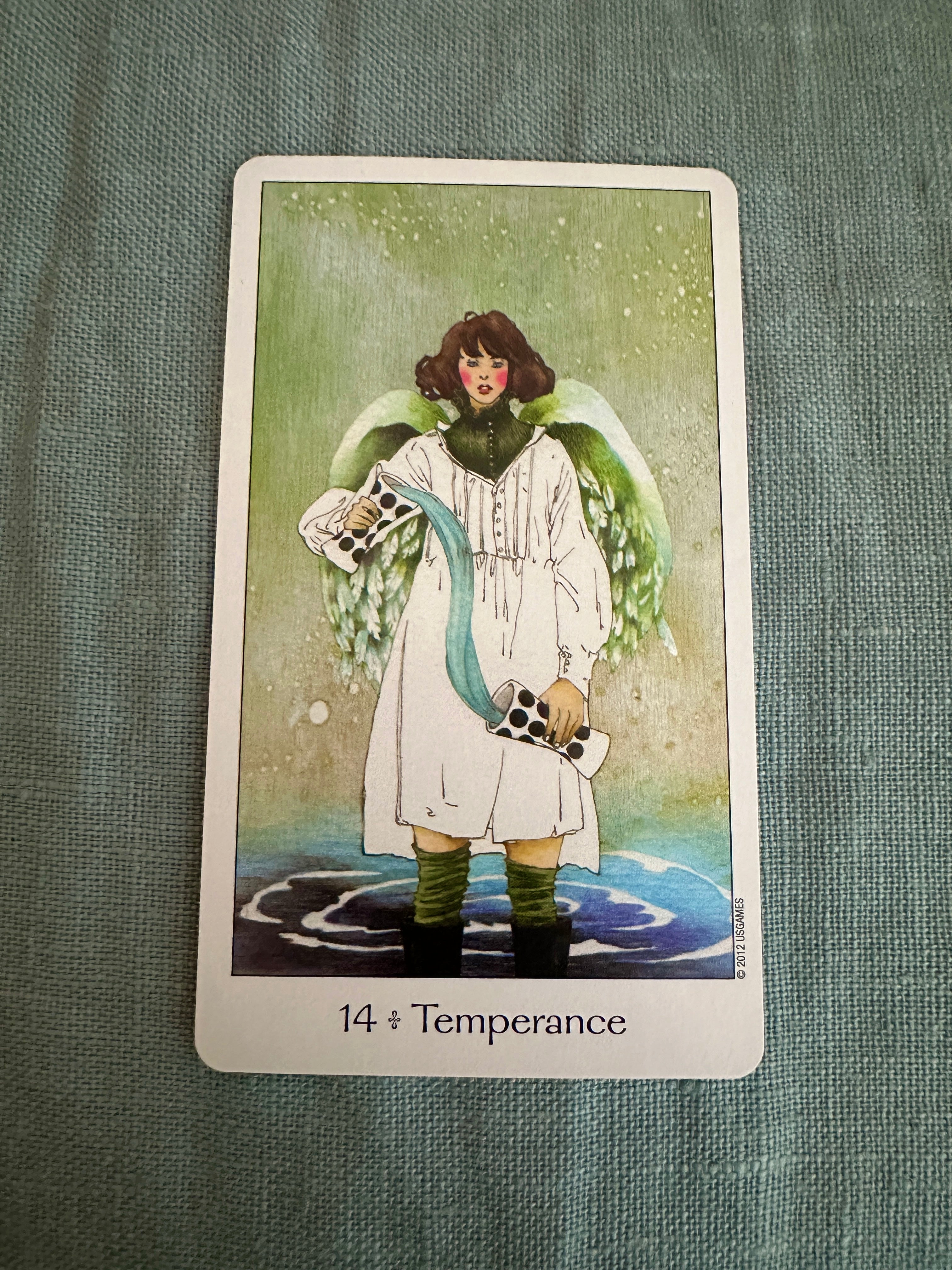 KLARHETER: Page of Swords, Temperance, Four of Wands