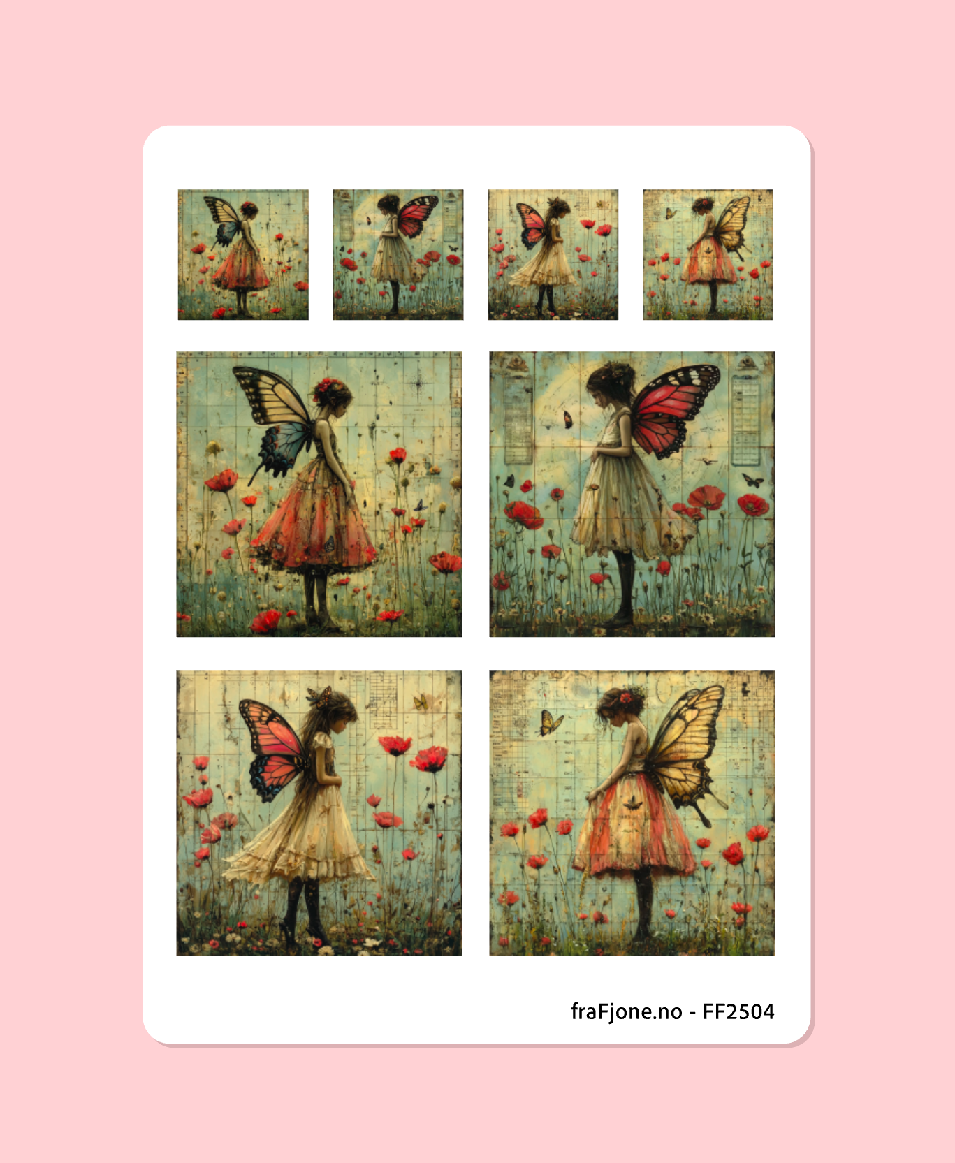 KLISTERMERKEARK - FAIRY - FF2504