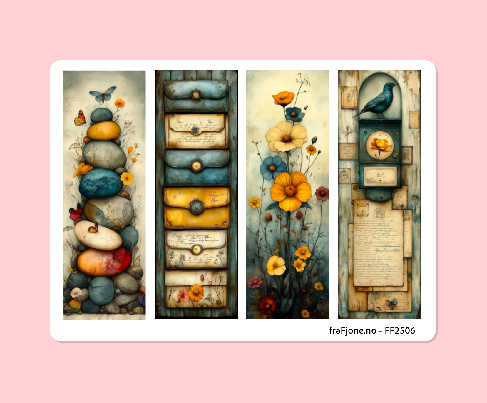 KLISTERMERKEARK - YELLOW & BLUE - FF2506