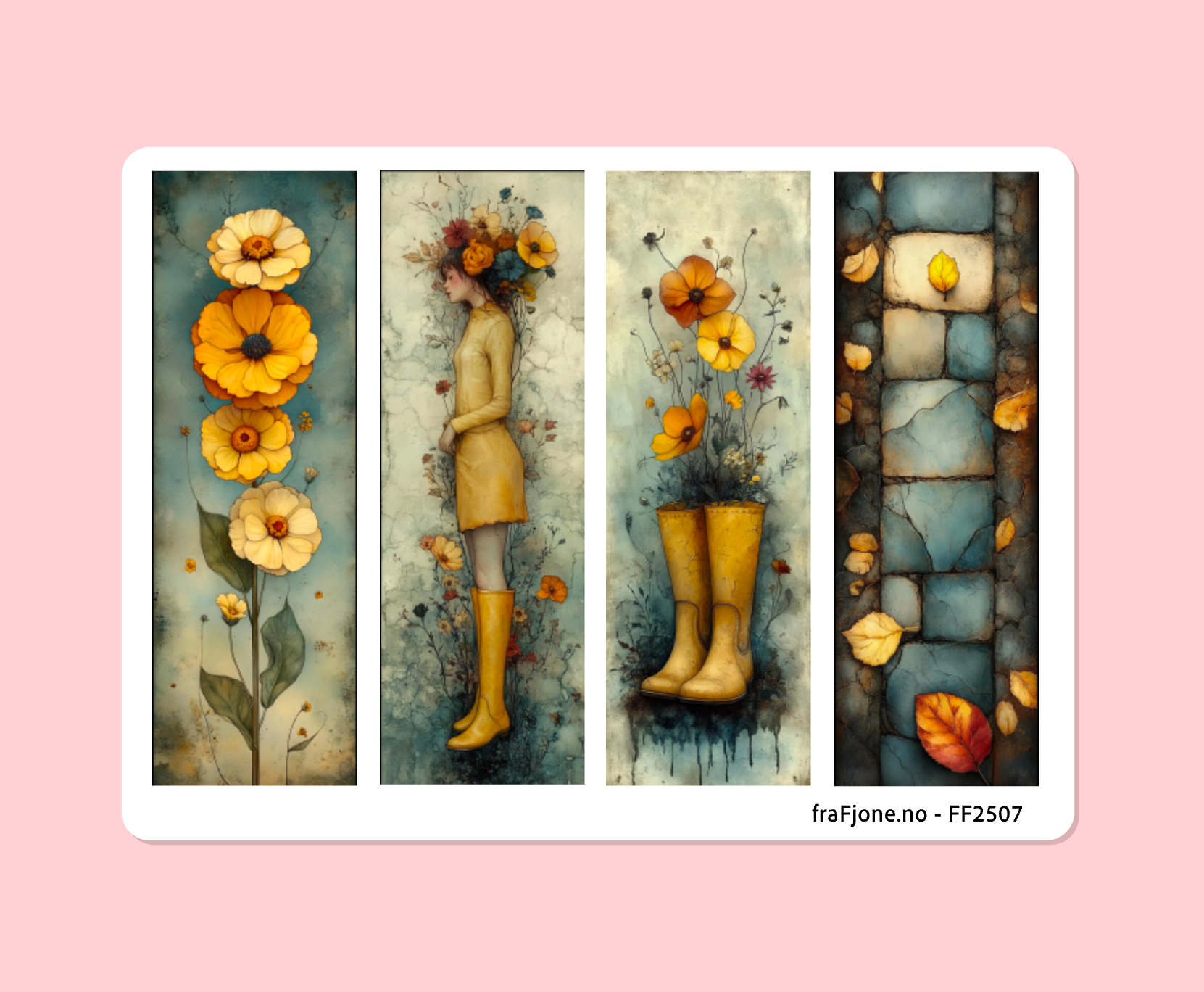 KLISTERMERKEARK - YELLOW & BLUE - FF2507