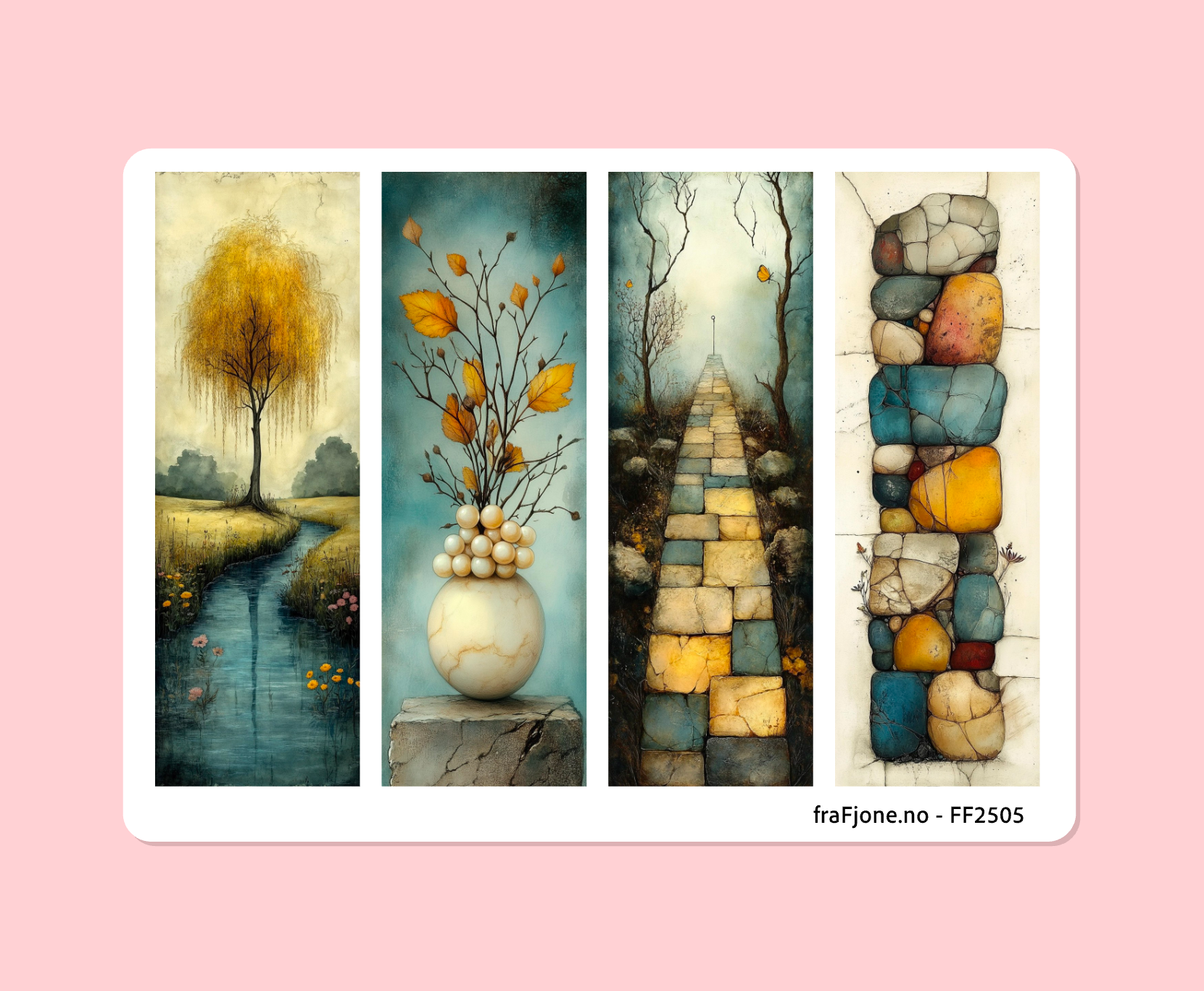 KLISTERMERKEARK - YELLOW & BLUE - FF2505