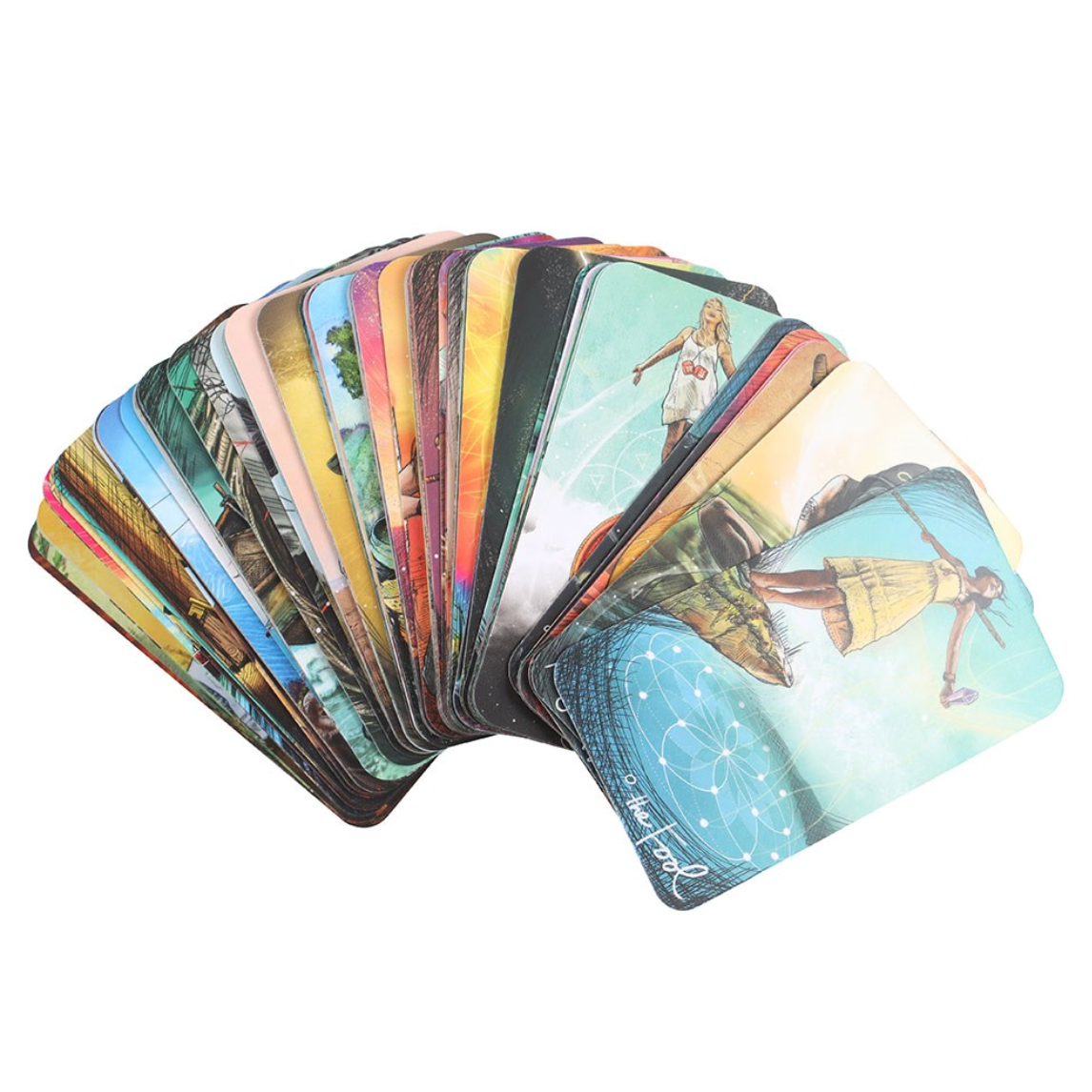 The Light Seer's Pocket Tarot - 78 kort - Chris-Anne