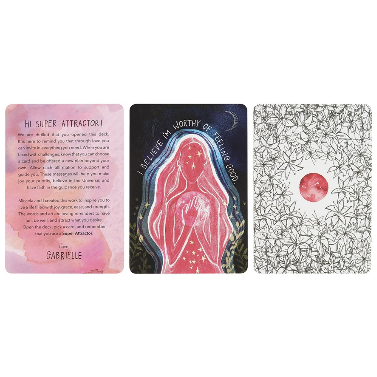 SUPER ATTRACTOR oracle cards - 52 kort + guidebok