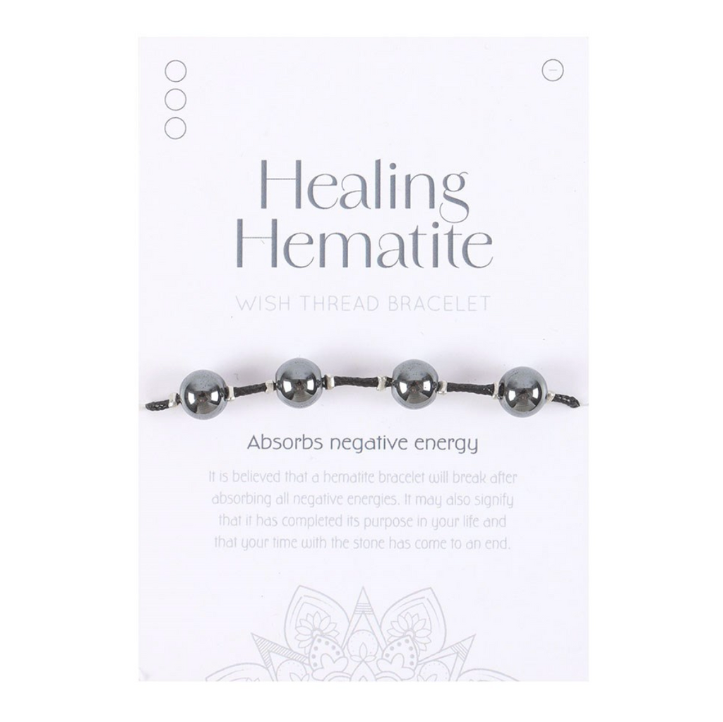 Healing Hematitt Armbånd (slipp negativ energi)
