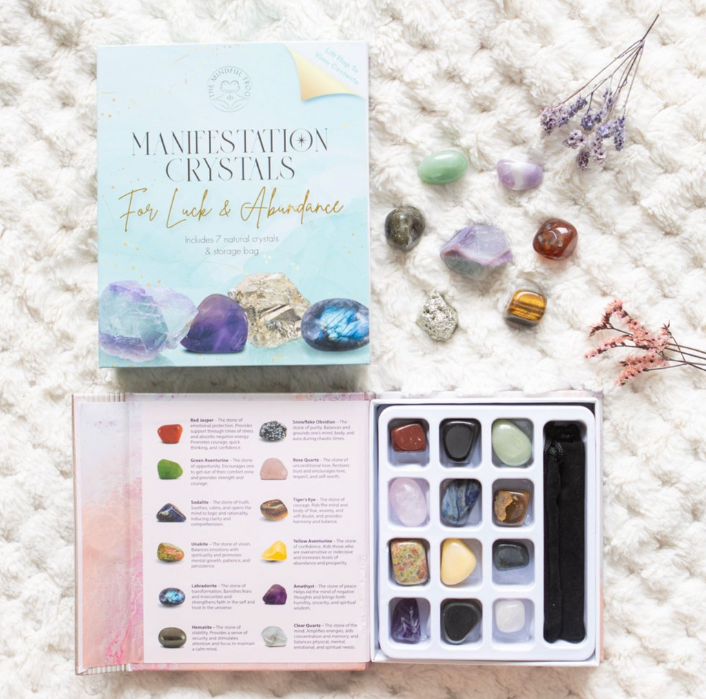 FORHÅNDSBESTILL: Manifester VELSTAND & OVERFLOD - krystallsett