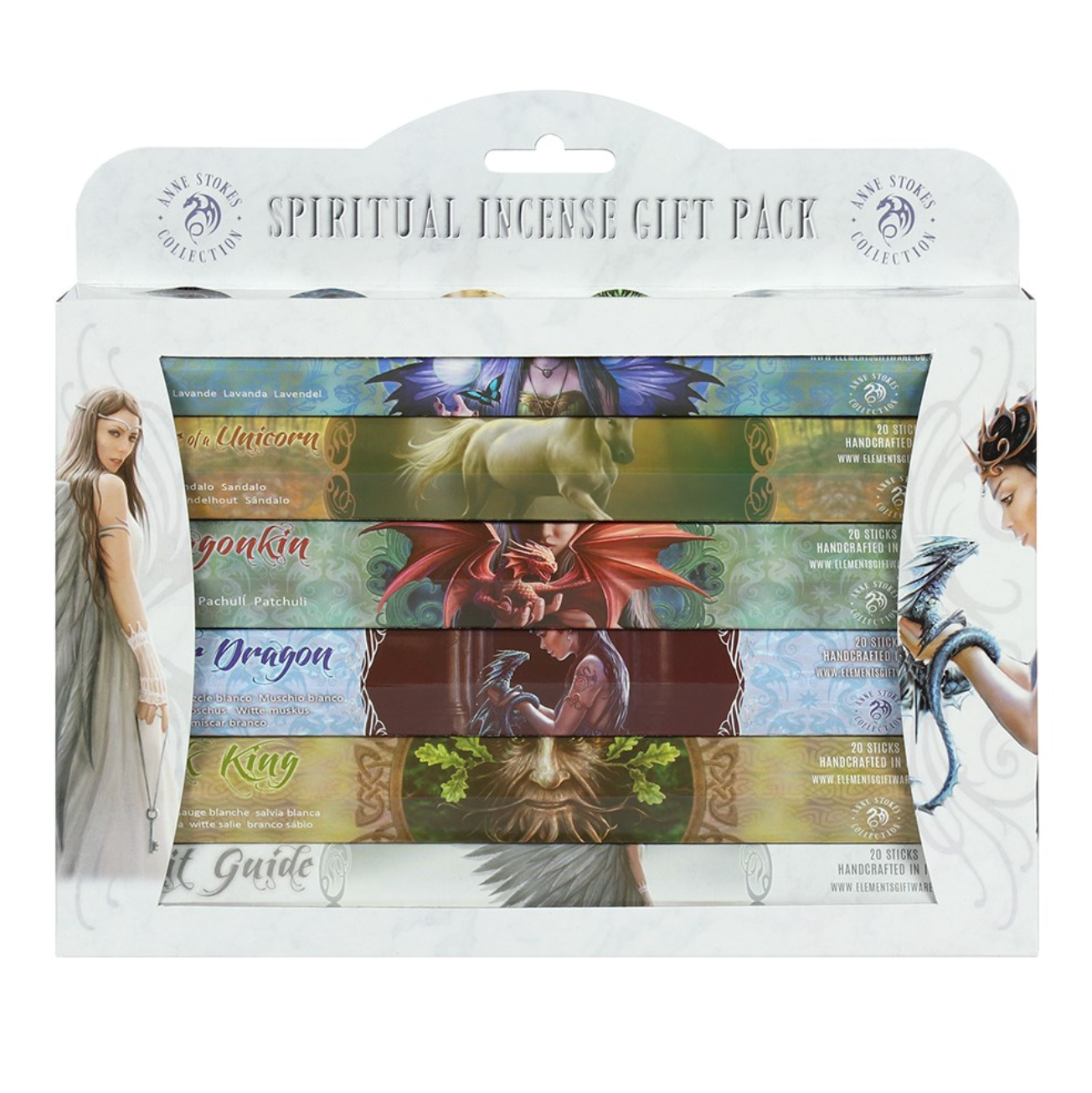 Anne Stokes Røkelsessett - Gavepakke 6 pk à 20 pinner kr 129,-