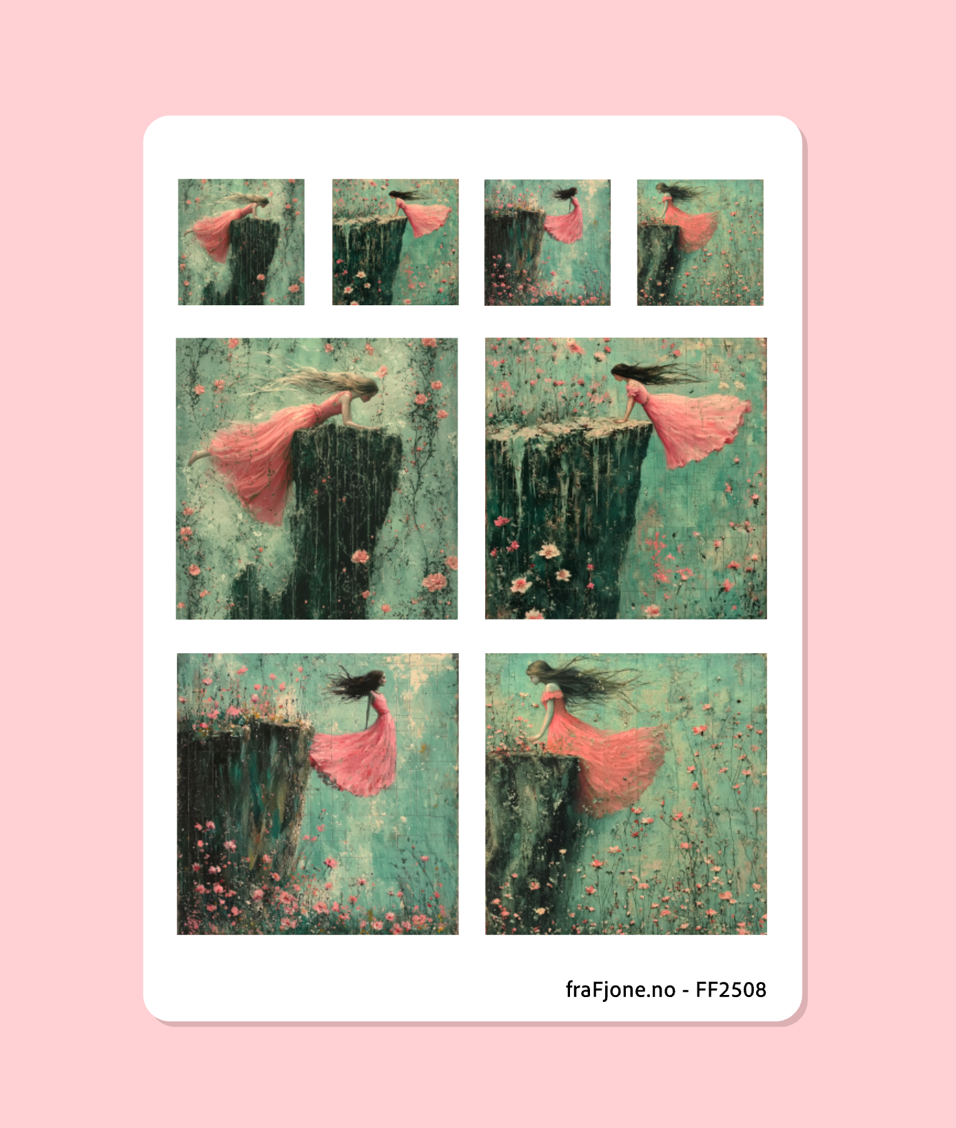 KLISTERMERKEARK - FLOWY - FF2508