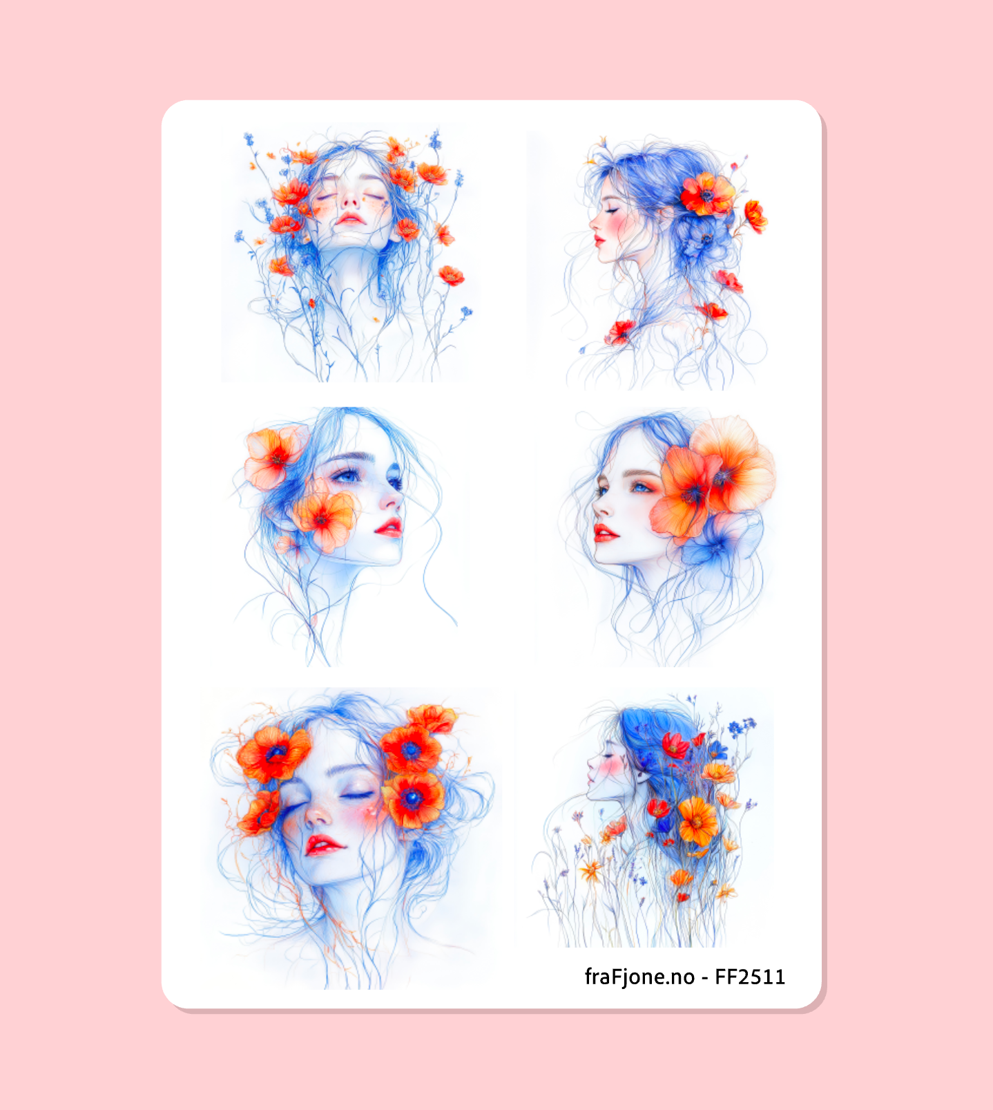 KLISTERMERKEARK - FACES - FF2511