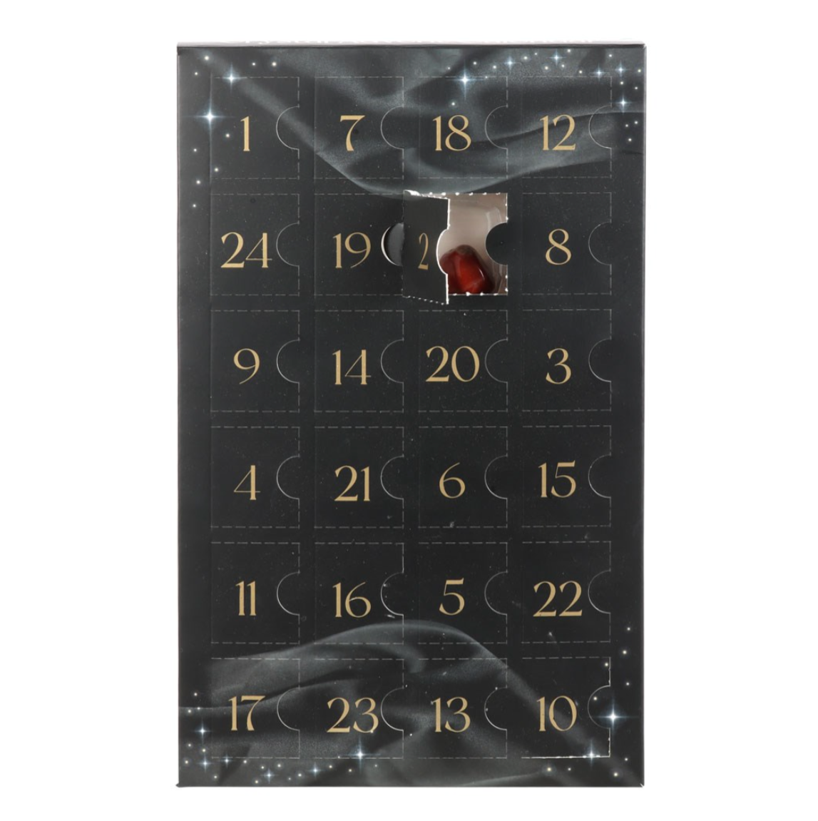 ADVENTSKALENDER - 24 luker med steiner - FORHÅNDSSALG