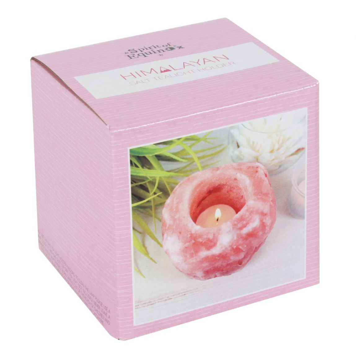 100% Himalayasalt Telysholder 9x9x9 cm