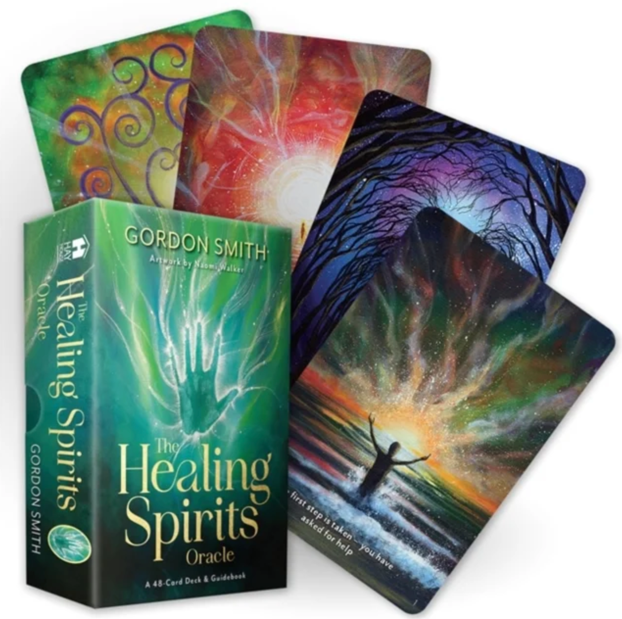 The Healing Spirits Oracle - 48 kort + guidebok - Naomi Walker