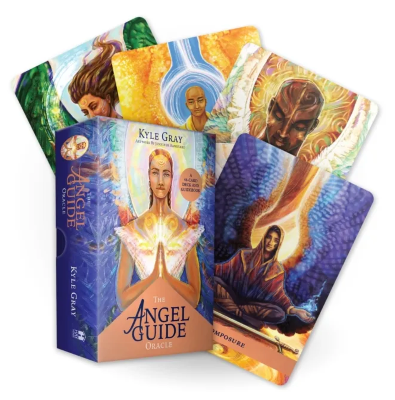 The Angel Oracle Guide - 44 kort - Kyle Gray