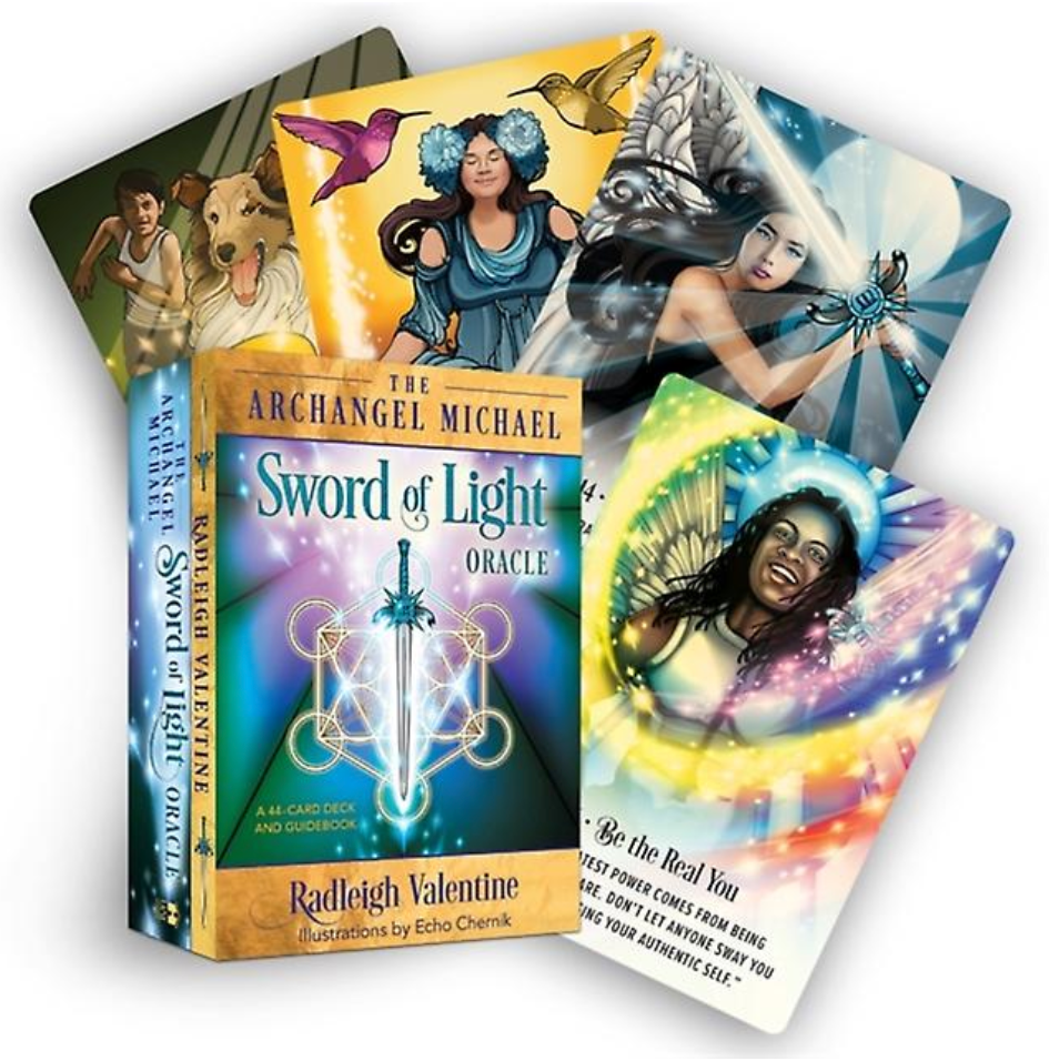 Archangel Michael Sword of Light - 44 kort - Orakelkort av Radleigh Valentine