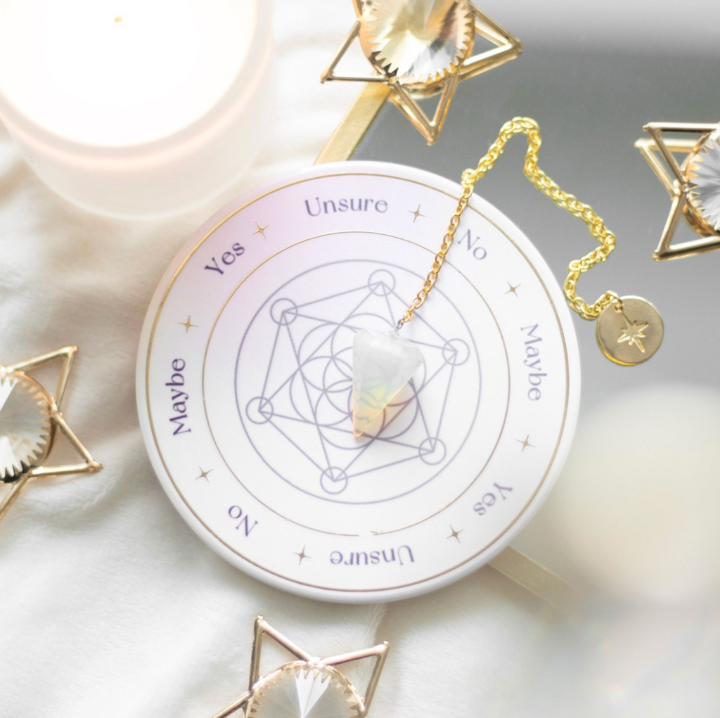 Opalitt Pendel - Spådomssett