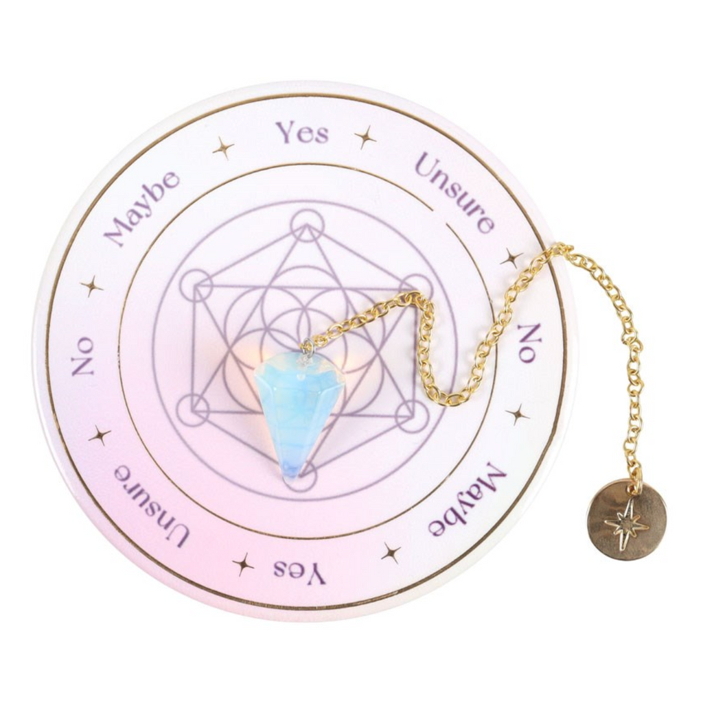 Opalitt Pendel - Spådomssett