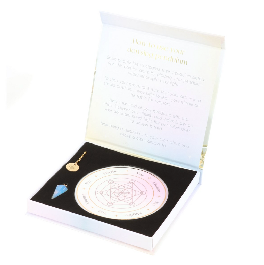 Opalitt Pendel - Spådomssett